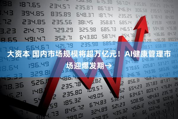 大资本 国内市场规模将超万亿元！AI健康管理市场迎爆发期→