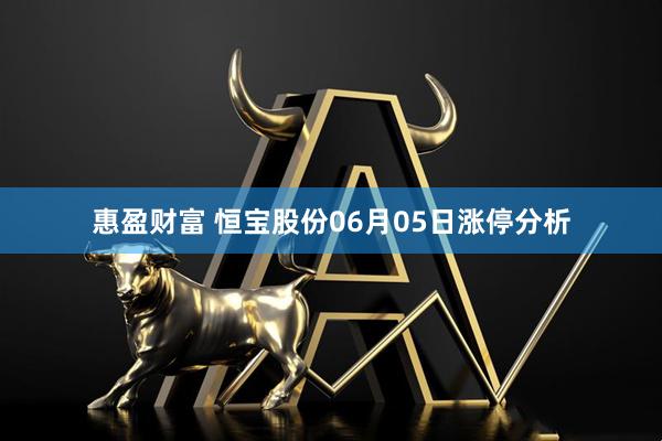 惠盈财富 恒宝股份06月05日涨停分析