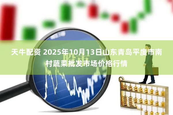 天牛配资 2025年10月13日山东青岛平度市南村蔬菜批发市场价格行情