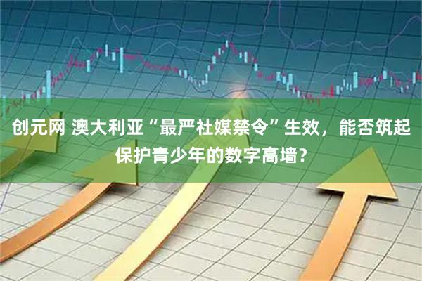 创元网 澳大利亚“最严社媒禁令”生效，能否筑起保护青少年的数字高墙？